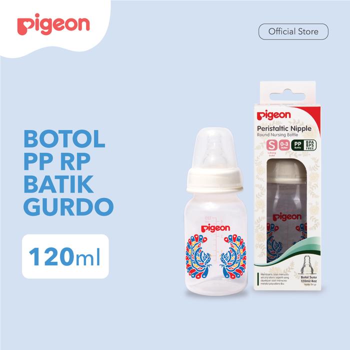 Gambar PIGEON Botol Susu Bayi Pp Rp 120Ml Burung Gurdo With S-Nipple Size S dari Pigeonbabyindonesia Kota Tangerang Selatan Tokopedia