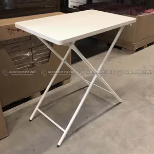 Meja kopi lipat outdoor 73x70x42 cm baja WMO IK0749 TORP