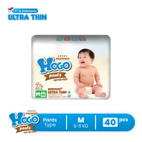 Gambar HOGO Baby Diapers Pants Size M isi 40pcs dari Hogo Indonesia Kab. Gresik 1 Tokopedia