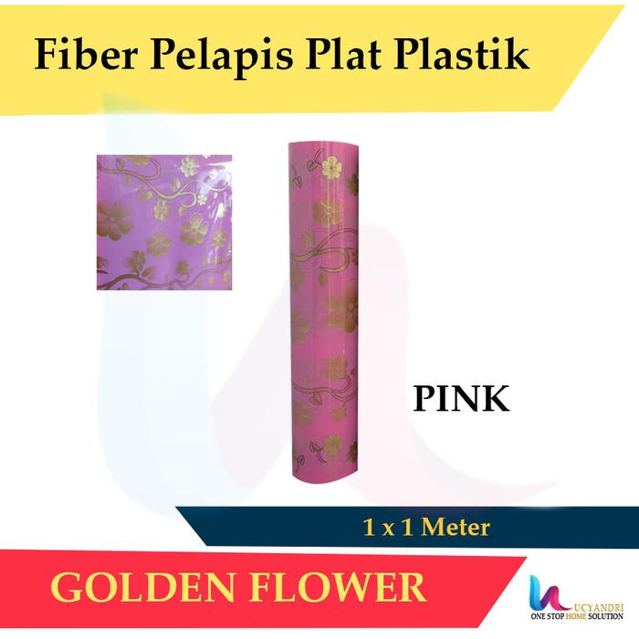 Gambar Plat Pagar Fiber Plastik Penutup Pagar Motif Golden Flower - Biru dari Lucyandri Official Kab. Tangerang 5 Tokopedia