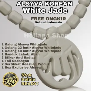 PROMO SUPER - ALSYVA WHITE JADE - KALUNG dan GELANG KESEHATAN ORIGINAL