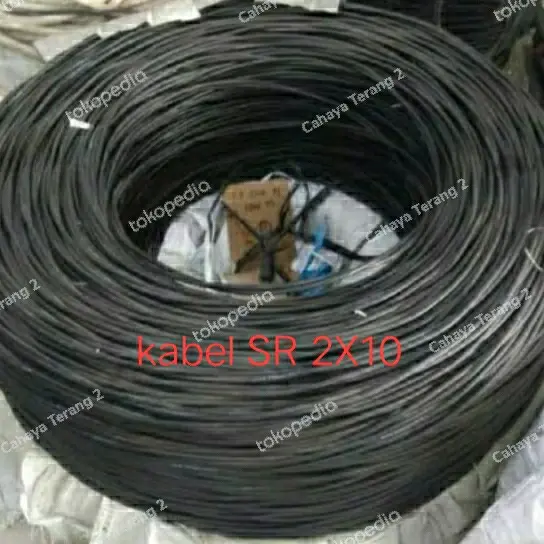 kabel sr 2x10 / kabel twisted 2x10/kabel twist 2x10mm (per meter)