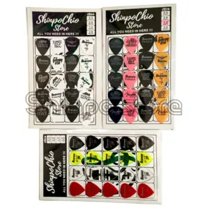 Pick Gitar Murah Pemetik Gitar 1 Set 20pcs 0,5mm 1,0mm 2,0mm