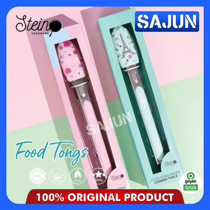 Gambar STEIN Cookware Food Tongs Premium FDA Approved Penjepit Makanan - PINK dari Sajun Electronic Kota Administrasi Jakarta Utara Tokopedia