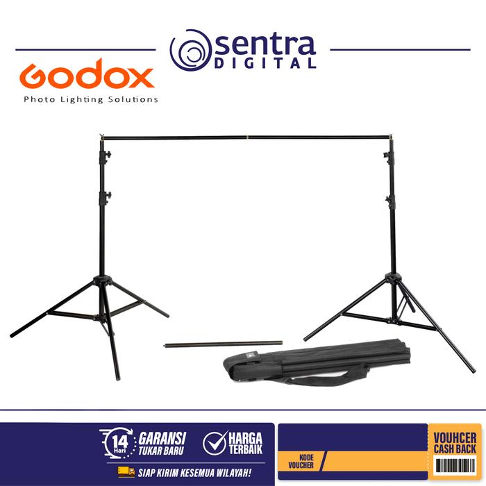 Gambar Godox BS-04 Portable Background Stand with Carrying Bag dari Sentra Digital Kota Surabaya Tokopedia