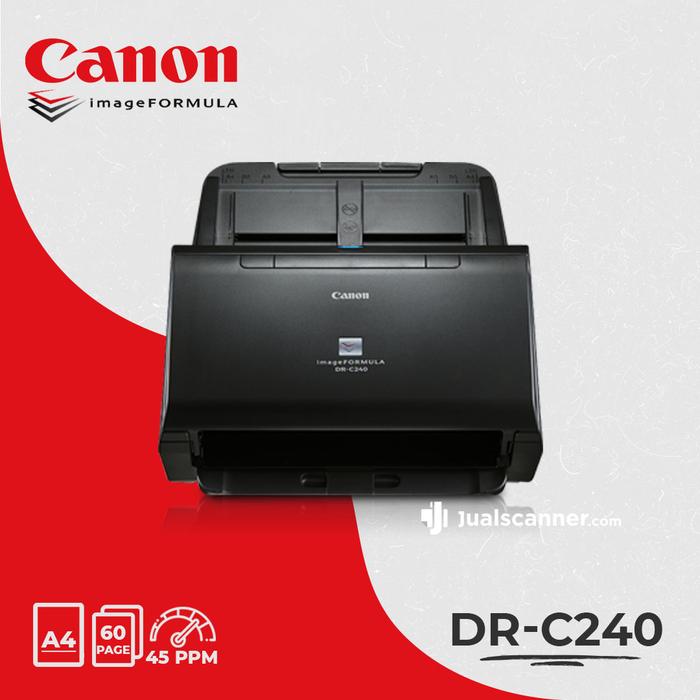 Gambar Scanner Canon DR C 240 - Legal/Folio/F4 - 45 Lembar/Menit - ADF dari Jual Scanner Official Kota Bandung Tokopedia
