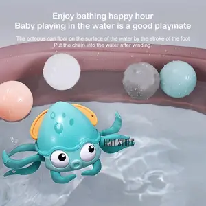 MAINAN OCTOPUS BERJALAN MAINAN ANAK GURITA BERENANG MAINAN MANDI BAYI