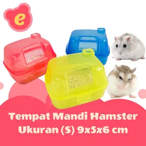 Tempat mandi toilet hamster bath sauna cleanser