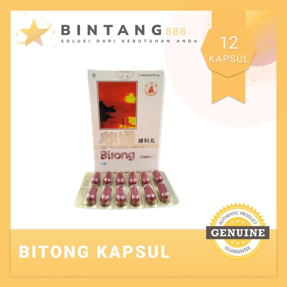 Bitong capsules obat melancarkan haid dan nyeri haid