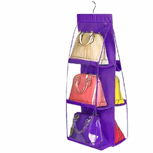 tempat tas gantung ungu