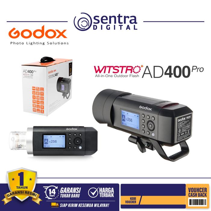 Gambar Godox AD400 PRO / Godox AD400Pro Witstro All-In-One Outdoor Flash dari Sentra Digital Kota Surabaya Tokopedia