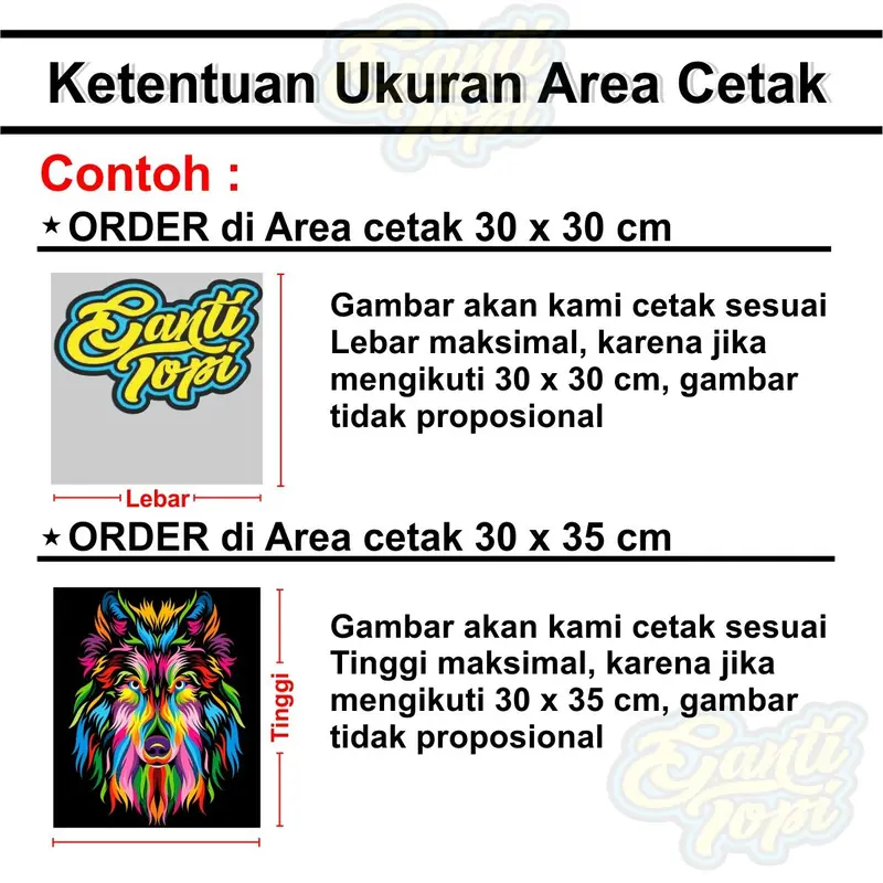 Sablon Setrika Satuan DTF dan Polyflex - Ganti Topi 3