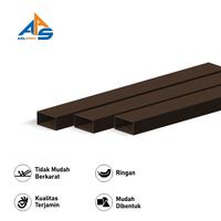 Gambar Alexindo Hollow Kotak Aluminium Warna Coklat 1"x1.5" x 0.9mm x 6M dari Sutindo Shop Kota Surabaya 1 Tokopedia