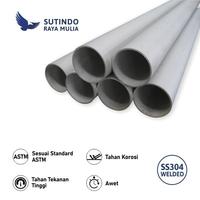 Gambar Pipa Stainless Steel 304 Welded SCH 10 1 1/2 In x 6 M dari Sutindo Shop Kota Surabaya 1 Tokopedia