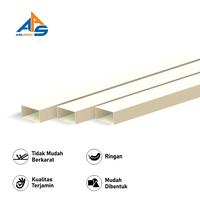 Gambar Alexindo Hollow Kotak Aluminium Warna Cream 1"x1.5" 0.9mm 6M dari Sutindo Shop Kota Surabaya 1 Tokopedia