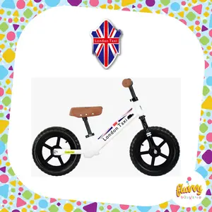 Sepeda Balance Bike - London Taxi - Kick Bike (White)