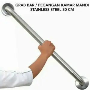 PEGANGAN KAMAR MANDI 80 CM/GRAB BAR DISABILITY 80CM MURAH MODEL TOTO