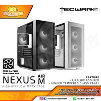 Gambar CASING TECWARE NEXUS AIR M TG - mATX Case Free 4x120mm PWM Fans dari Techno Computer Bali Kota Denpasar 1 Tokopedia