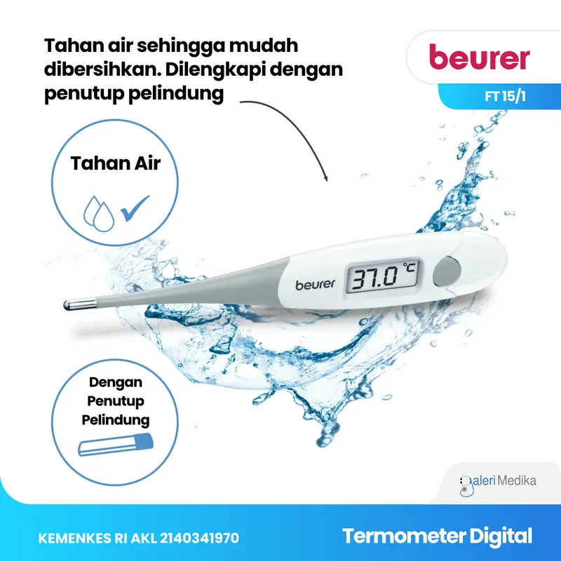 Beurer FT15-1 Termometer Digital FT/15 Thermometer FT 15 Thermo 4