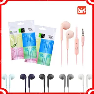 U19 macaron / Earphone Macaroon Mate Color Hifi Extra BASS