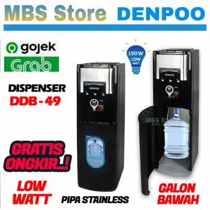 Dispenser DENPOO DDB 49 GALON BAWAH PIPA STAINLESS STEEL