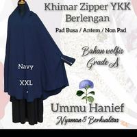 Gambar Long Khimar Zipper L Lengan YKK Bahan wolfis Pad Busa ,Antem ,syria dari HIJAB NIQOB UMMU HANIEF Kota Bekasi 1 Tokopedia