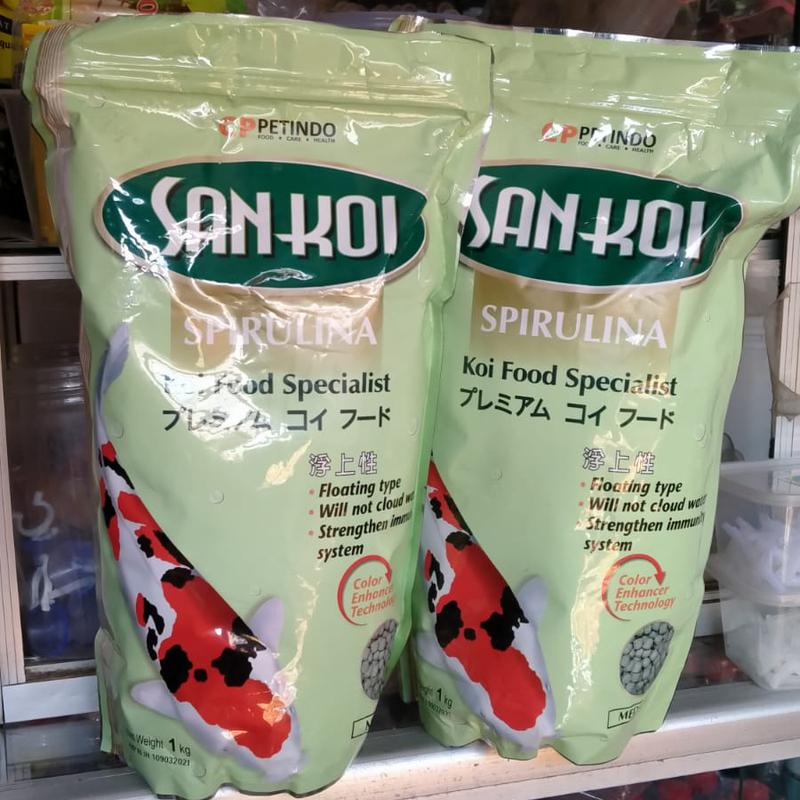 San koi Sankoi Spirulina / makanan ikan koi medium 1 kg - Shop | Tokopedia