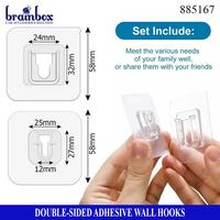 Gambar Wall Hook Gantungan Barang Dinding Serbaguna Bingkai Remote Router Box dari Brainbox Car and Home Kota Batam 3 Tokopedia