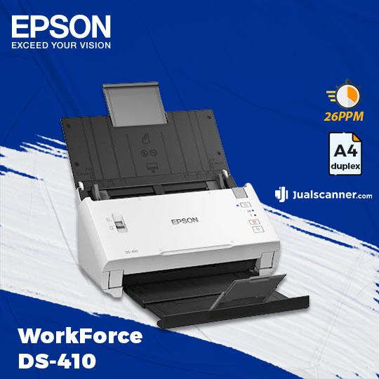 Gambar Scanner Epson DS-410 ADF - 26 Lembar/Menit - (A4/Legal/Folio/F4) dari Jual Scanner Official Kota Bandung Tokopedia