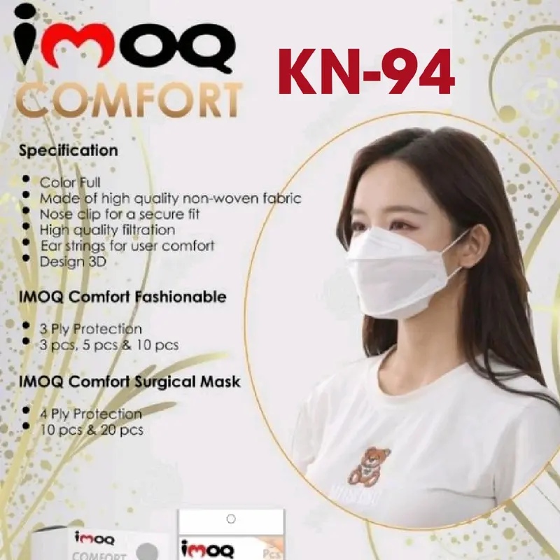 IMOQ Comfort 4 Ply Surgical Mask 1