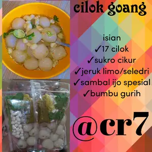 cilok bumbu goang cabai rawit fresh produksi setiap hari