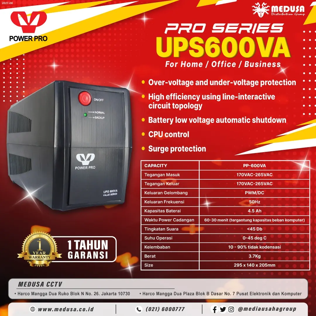 UPS Power Pro 600VA