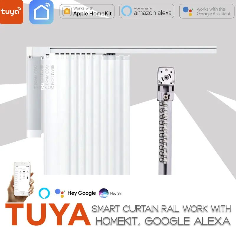 TUYA CURTAIN RAIL 2,2 meter (rel gorden otomatis) 0