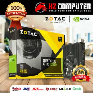 Zotac GTX 1050 Ti 4GB | GDDR5 | 128-Bit | Single FAN | NVIDIA