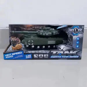 Diecast Tank Militer Ada Lampu Suara - Mainan Miniatur Tank Panser