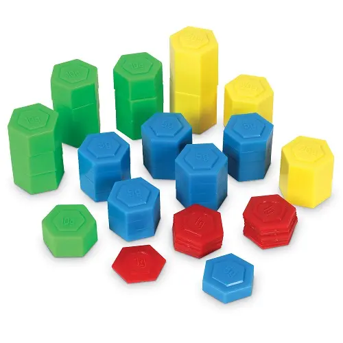 Learning Resources Hexagram Metric Weight Set (Set of 54) 3