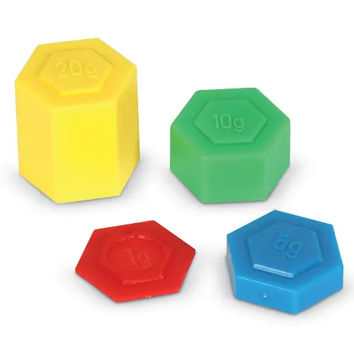 Learning Resources Hexagram Metric Weight Set (Set of 54) 2
