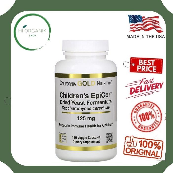 Gambar California Gold Nutrition Children's Epicor 125 mg 120 imunne support dari Hi Organik Shop Kota Denpasar Tokopedia