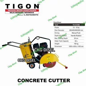 Mesin Potong Aspal / Beton Concrete TIGON TG-CC500