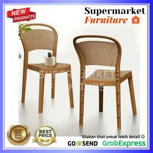 KURSI PLASTIK ROTAN ANYAMAN OLYMPLAST OL 209 R