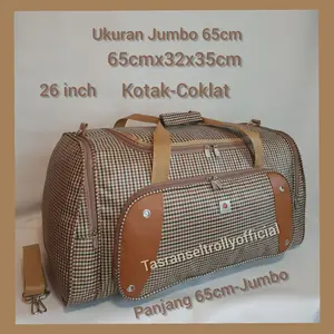 Tas Pakaian Travel Bag Polo Interclub 65x32x35 ukuran Jumbo 100%ori