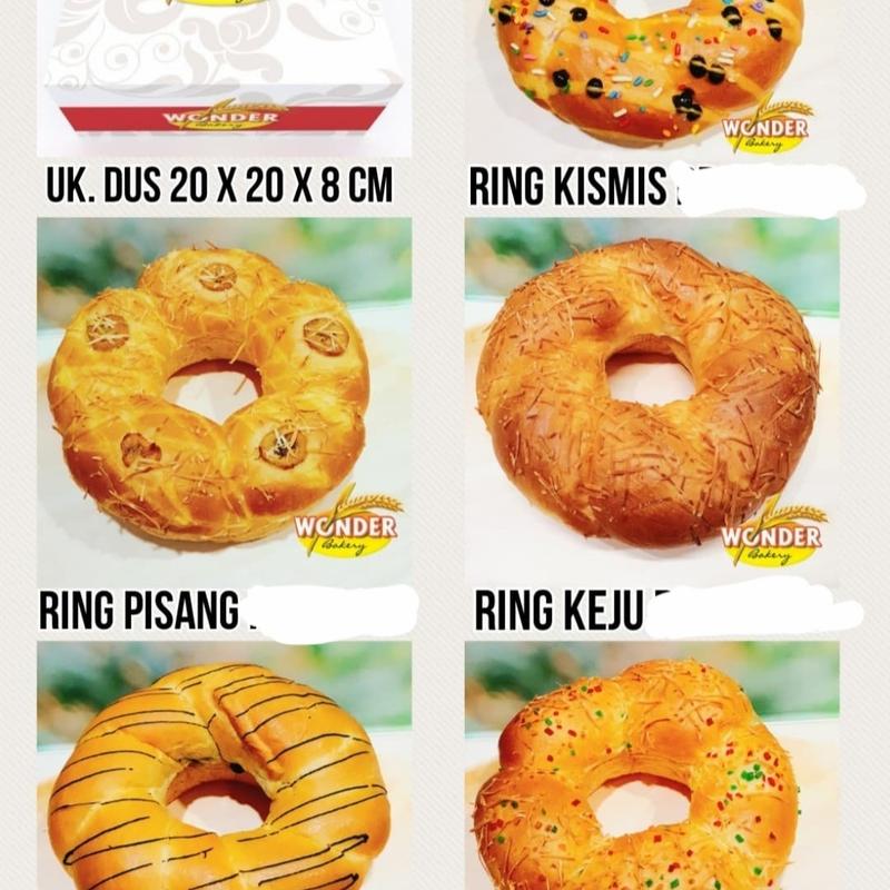 Wonder Roti Menu roti ring besar wonder bakery - aneka isian - Shop | Tokopedia