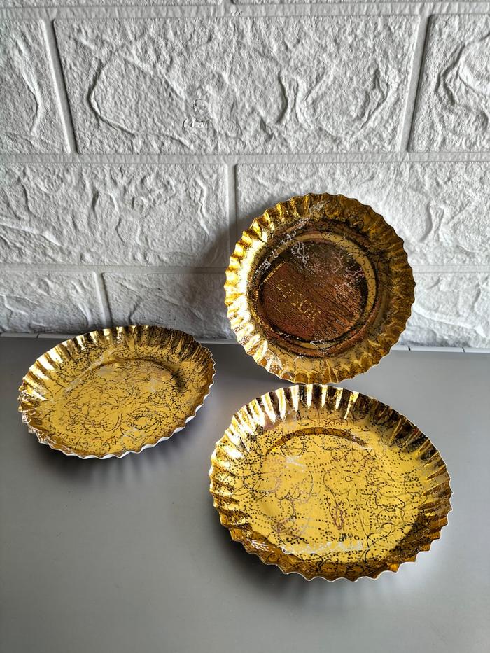 Gambar Piring kertas Silver/piring kue Ultah bulat - silver dari Anugrah Plastik_NEW Kota Surabaya 5 Tokopedia