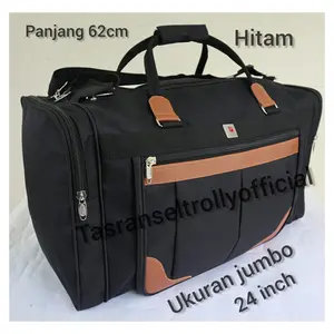 Tas Pakaian Travel Bag Polo Interclub 62x30x36 ukuran Jumbo 100%ori.