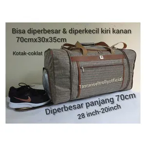 Tas Pakaian Travel Bag Polo Interclub 70x30x35 ukuran Jumbo 100%origin