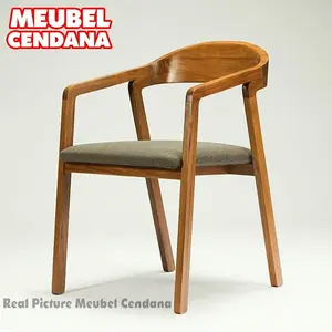 kursi cafe kayu jati / kursi cafe jati minimalis grosir - kursi makan