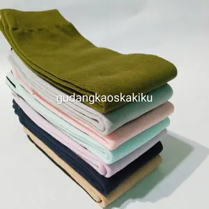 KAOS KAKI JEMPOL POLOS MUSLIMAH TAPAK HITAM PANJANG MURAH PART-2 Wanita