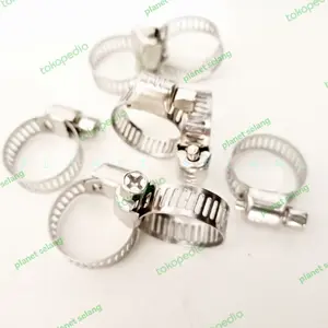 Klem Selang 1/2, 5/8 Dan 3/4 Inch Penjepit Selang Air Klem Selang Gas