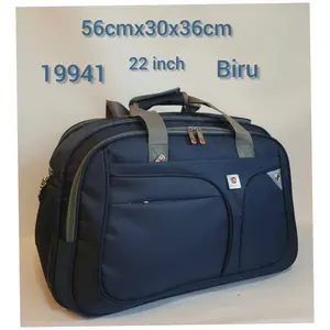 Tas Pakaian Travel Bag Polo Interclub 56x30x36 size besar 100%original Mudik