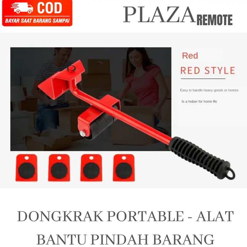 Dongkrak Barang/ Alat Angkut Furniture / Lemari / Mover Tool dongkrak 0